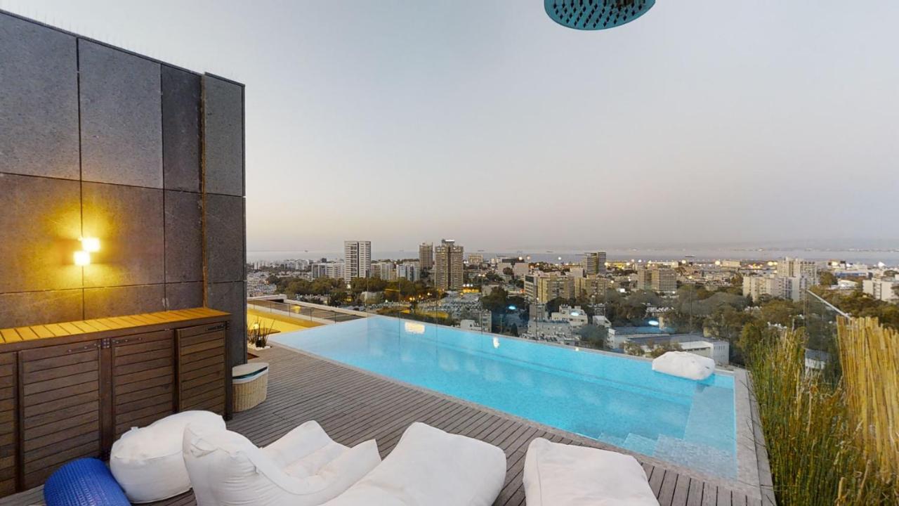 Serene - Infinity Cview Pool - 4 Bedrooms Luxury Penthouse Haifa Eksteriør bilde