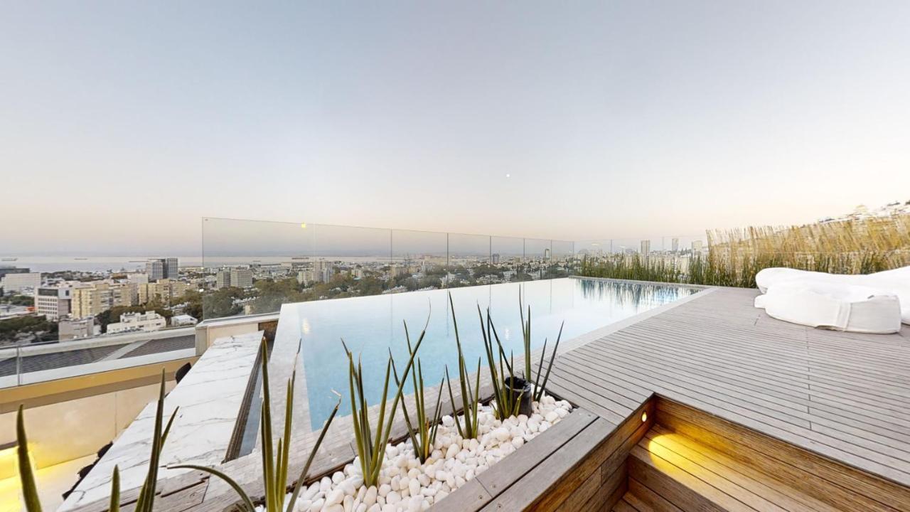 Serene - Infinity Cview Pool - 4 Bedrooms Luxury Penthouse Haifa Eksteriør bilde